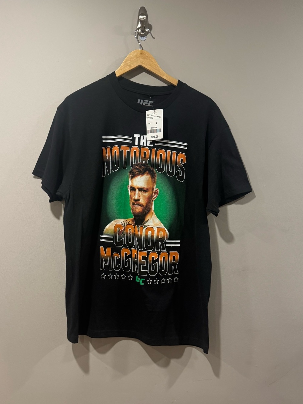 UFC Licensed Men's "The Notorious" Conor McGregor Graphic T-Shirt